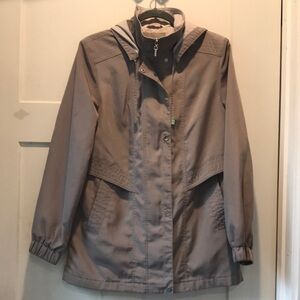 Women's Gray Hooded Jacket